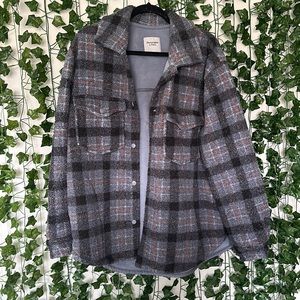 Abercrombie & Fitch Sherpa Shirt Jacket